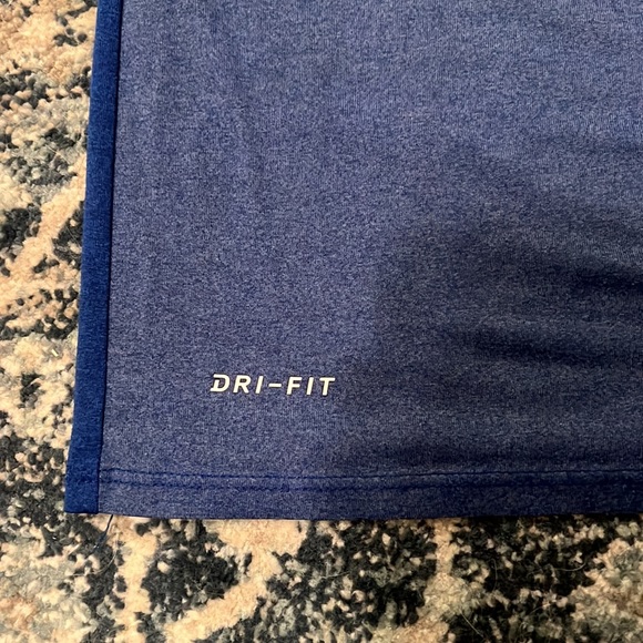 Mens MLB The Nike Athletic Cut Dri-Fit Tee | Medium, Blue - Picture 7 of 8